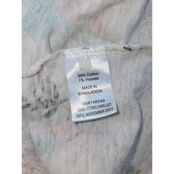 Lost In Paradise Free Planet Tropical Print T-Shirt Large - Picture 6 of 7